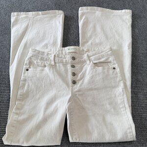 RE Generation Jeans Women’s Size 7/28 White Bootcut Bell Bottoms by Celebrity Pi